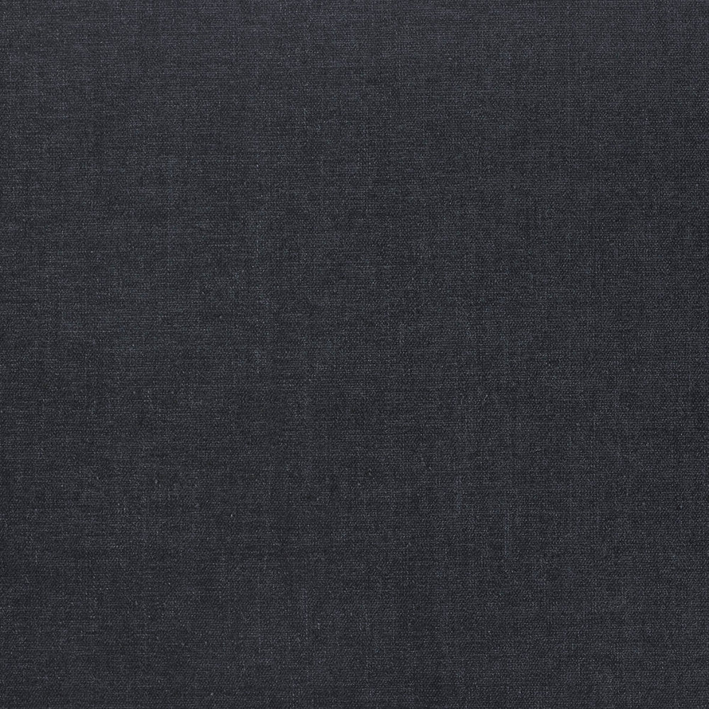 charcoal  curtain and upholstery chenillle fabric - Stratford Midnight