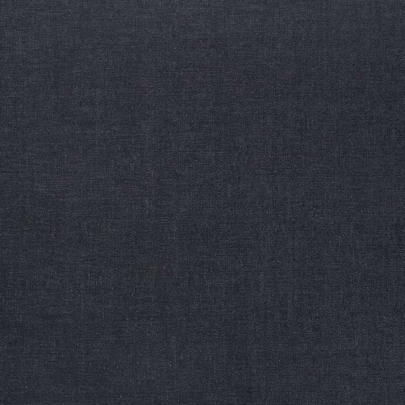 charcoal  curtain and upholstery chenillle fabric - Stratford Midnight