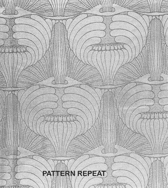 Koloman Moser Designs Mohn (Poppy) Green