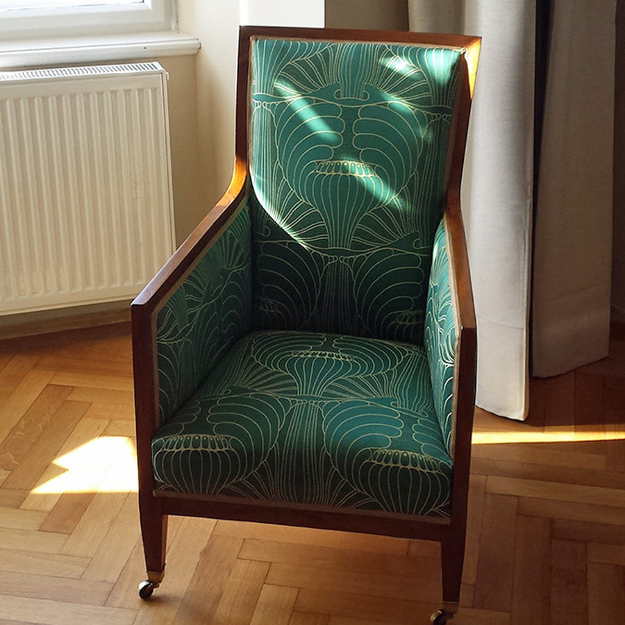 Koloman Moser Designs Mohnkopfe Green