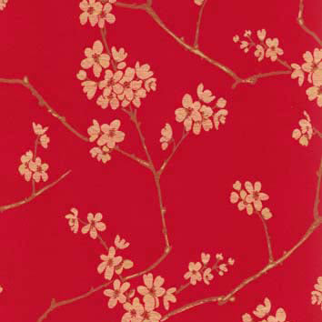 Mikado Cherry Blossom Red