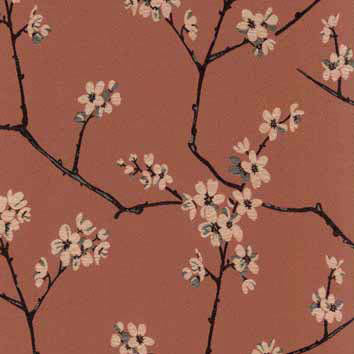 Mikado Cherry Blossom Dark Fawn