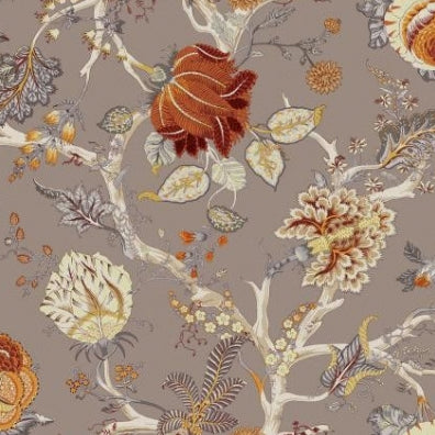 jacobean fabric, jacobean floral fabric, jacobean design fabric