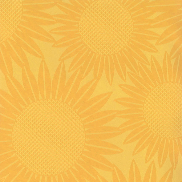 Mid Century Weaves Sunflowers Terra