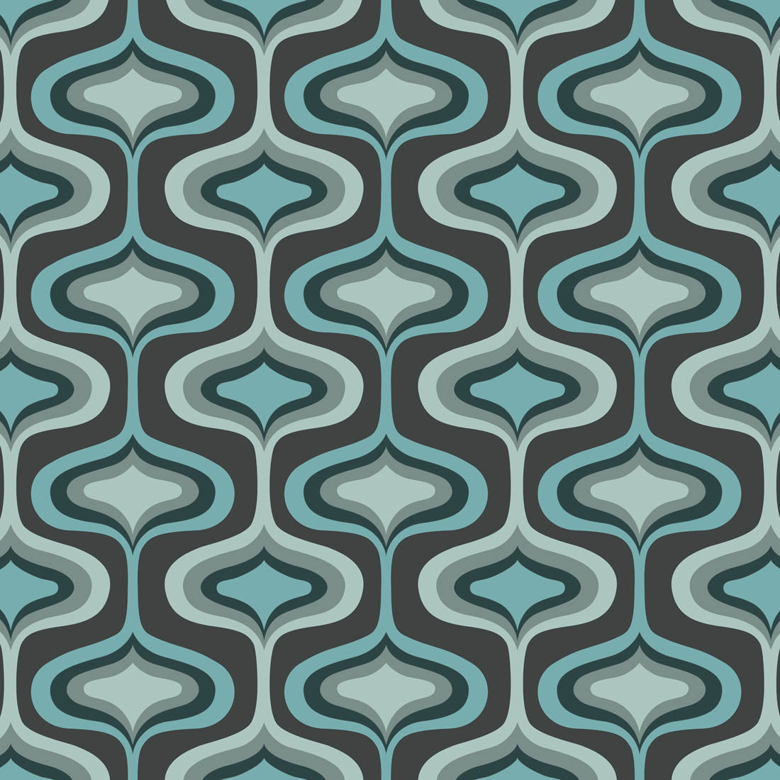 1960s 1970s curtain fabric