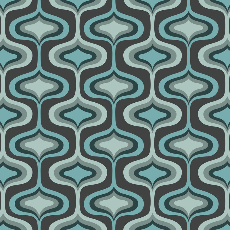 1960s 1970s curtain fabric