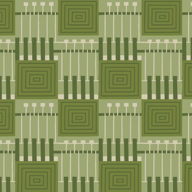 Frank Lloyd Wright Style Curtain Upholstery Fabric