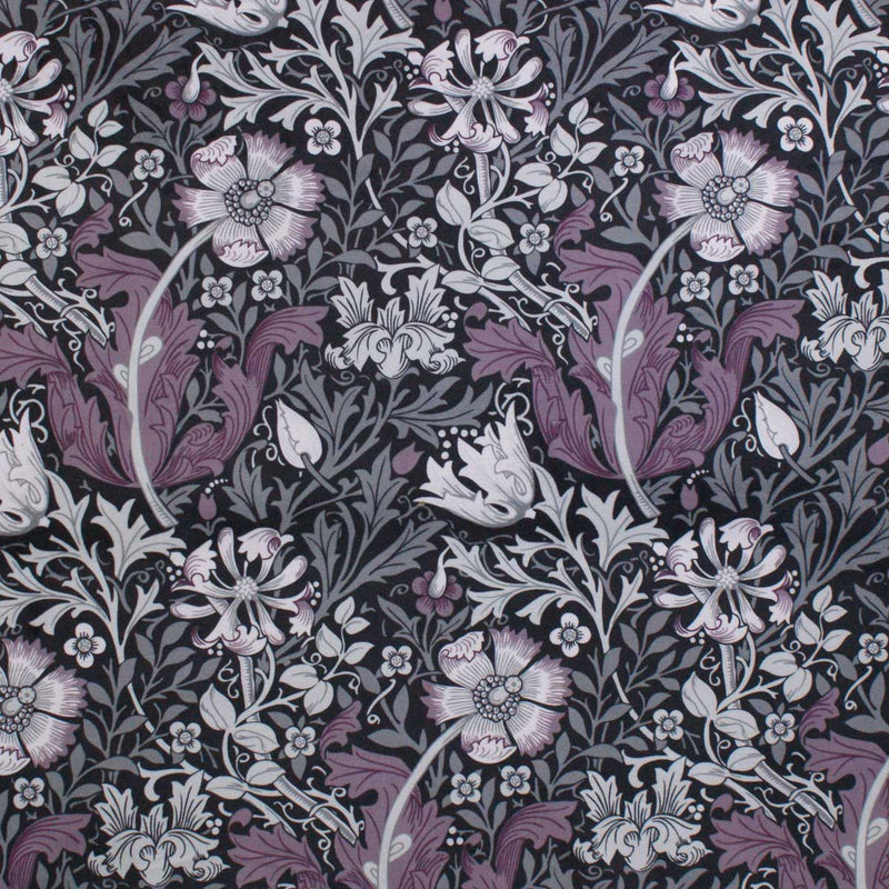 arts and crafts   velvet curtain and upholstery fabric - William Morris Designs Compton Light Velvet