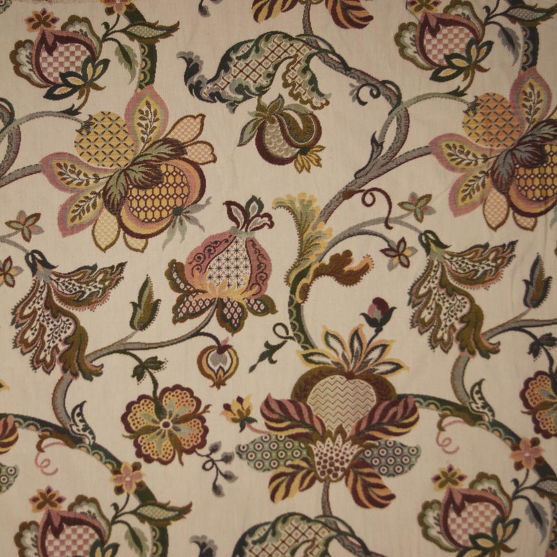 Guinevere Medieval Tree of Life Heavy Jacquard Weave Ivory
