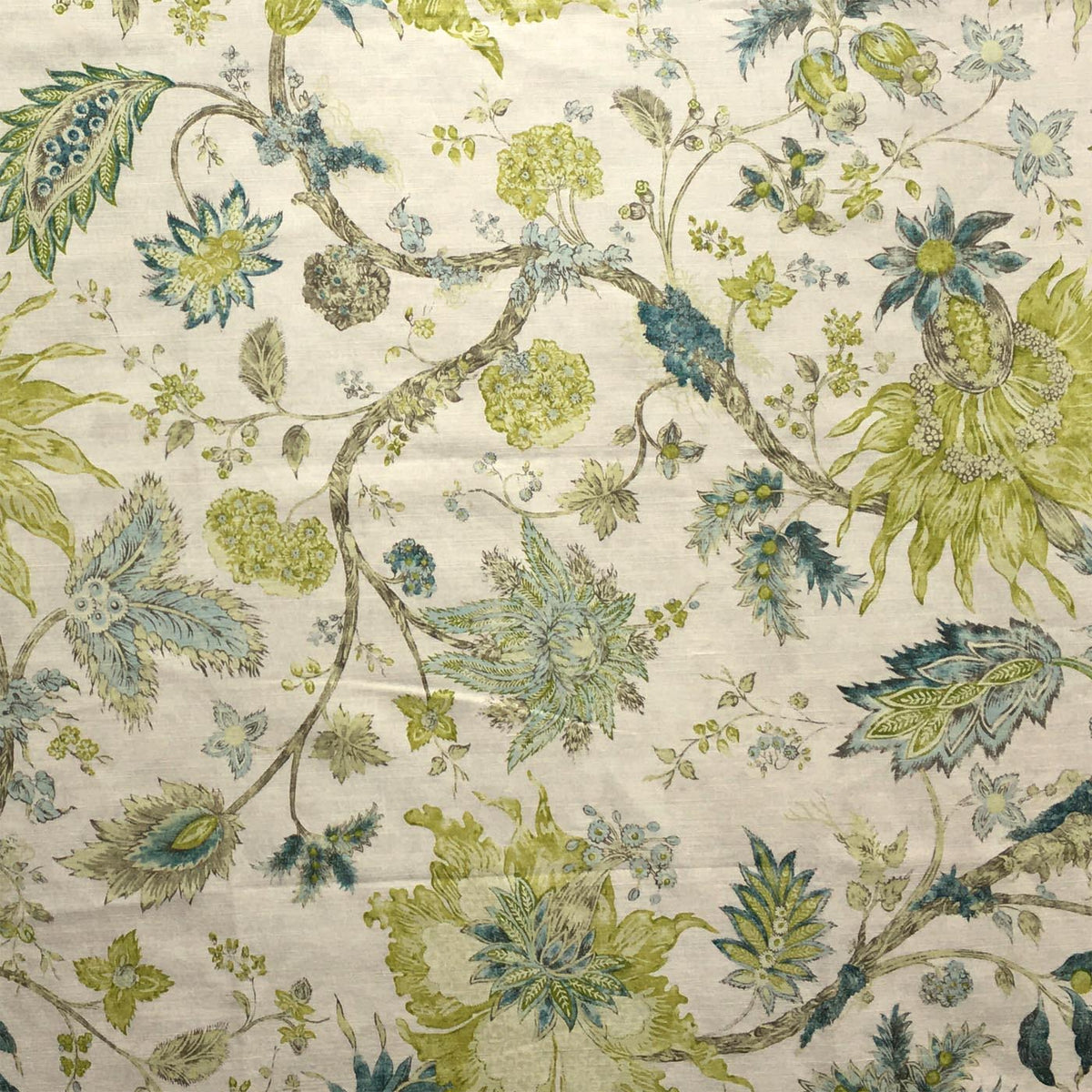 Acquitaine Fabrics Coromandel Green