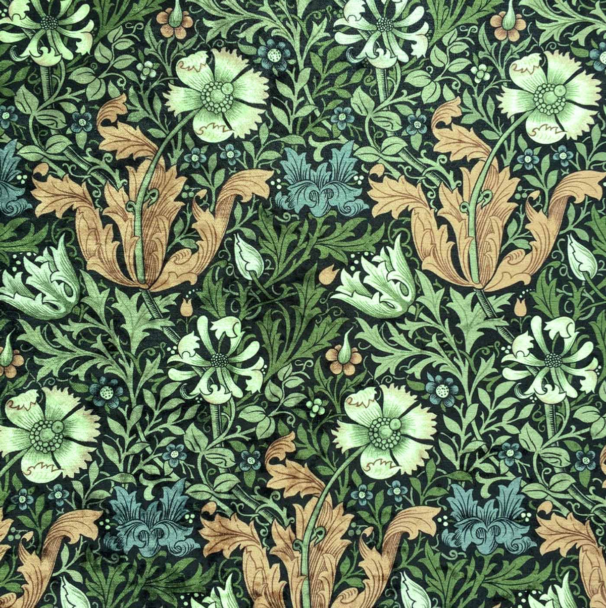 william morris compton velvet fabric