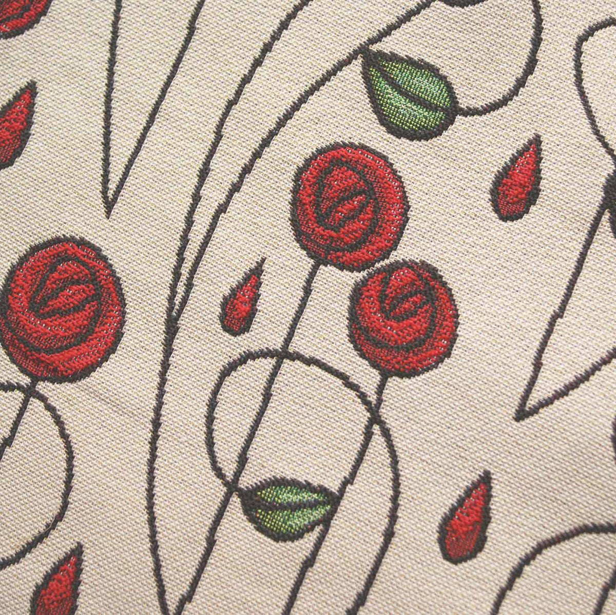 Charles Rennie Mackintosh Red Rose Tapestry Weave