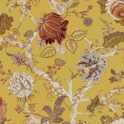 jacobean fabric, jacobean floral fabric, jacobean design fabric