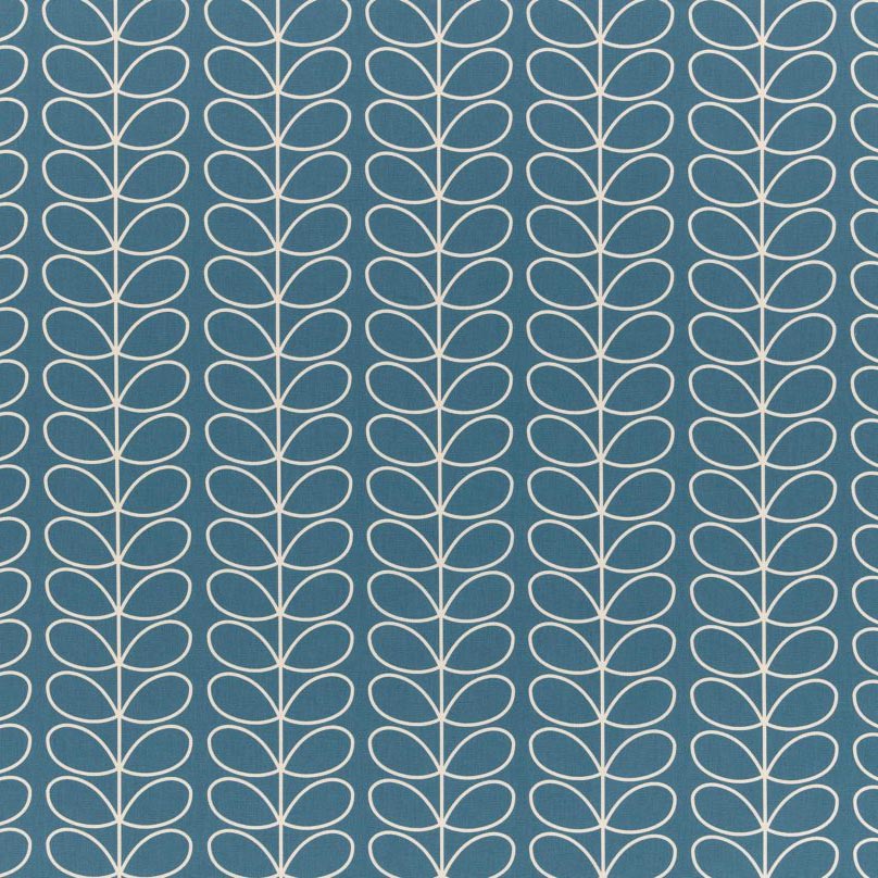 Orla Kiely Linear Stem Duck Egg fabric