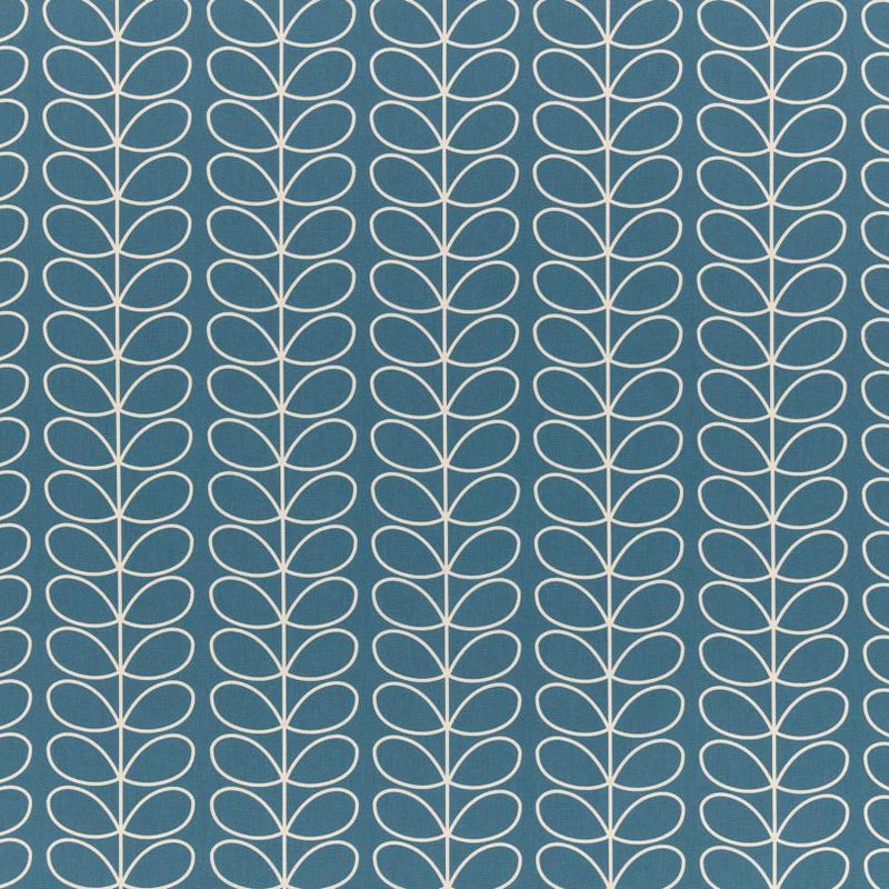 Orla Kiely Linear Stem Duck Egg fabric