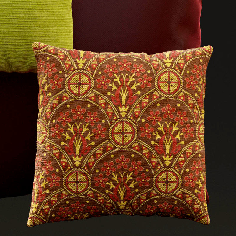 Arts and Crafts Christopher Dresser, Geometric Design Velvet