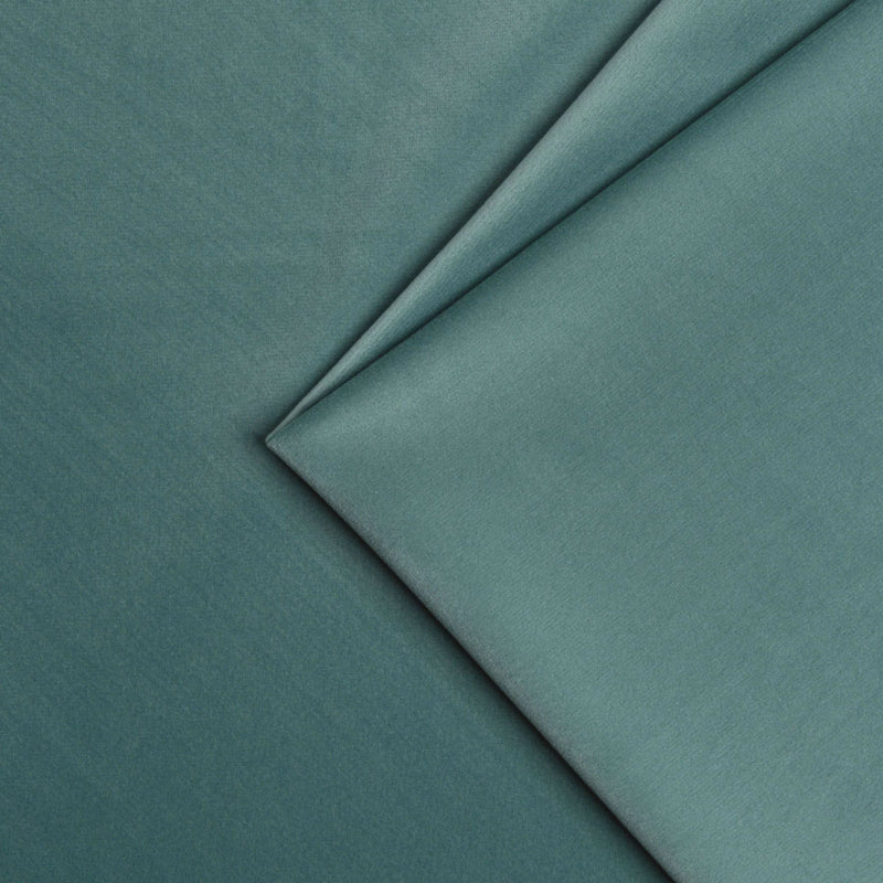 plain  blue green Plain curtain and upholstery fabric - Nimbus Velvet Duck Egg