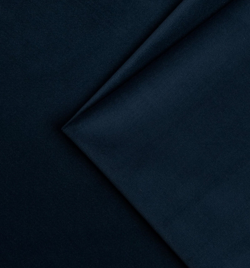 plain  navy blue Plain curtain and upholstery fabric - Nimbus Velvet