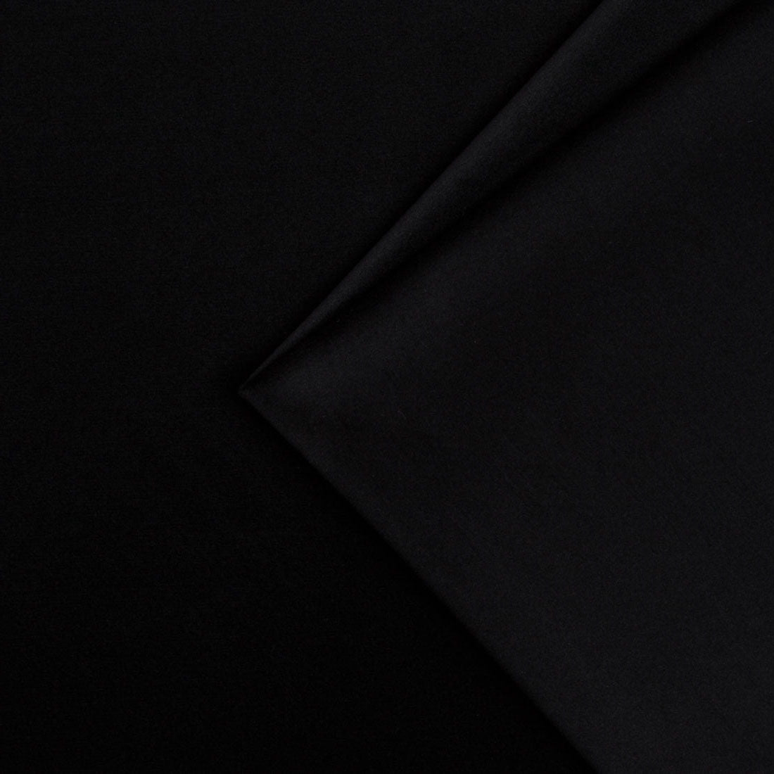 plain  black Plain curtain and upholstery fabric - Nimbus Velvet Black