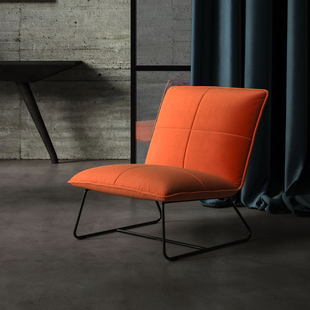 plain  burnt orange Plain curtain and upholstery fabric - Glyndebourne Paprika