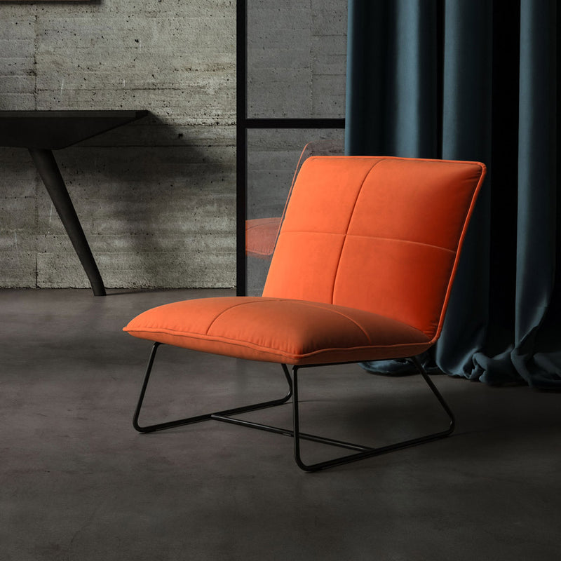 plain  burnt orange Plain curtain and upholstery fabric - Glyndebourne Paprika