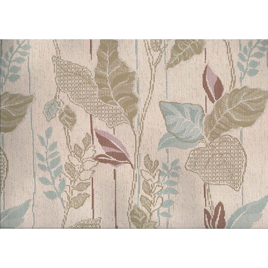 1960s mid century linear floral design upholstery fabric