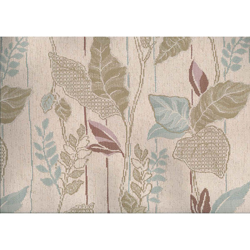 1960s mid century linear floral design upholstery fabric