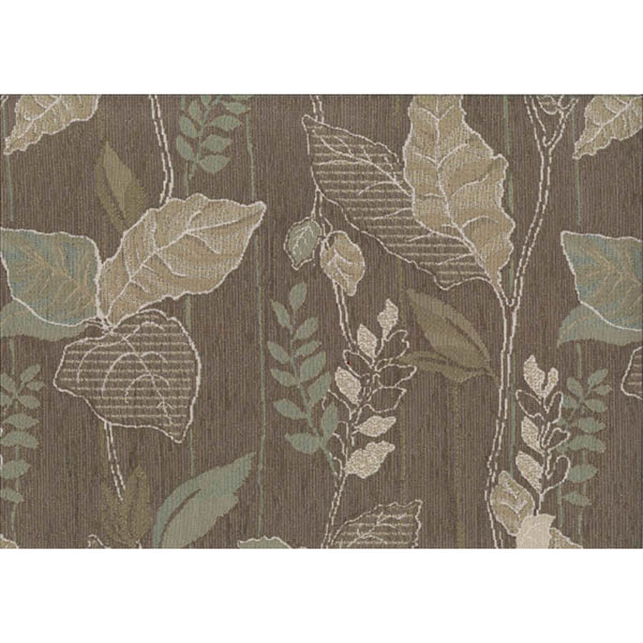 1960s mid century linear floral design upholstery fabric