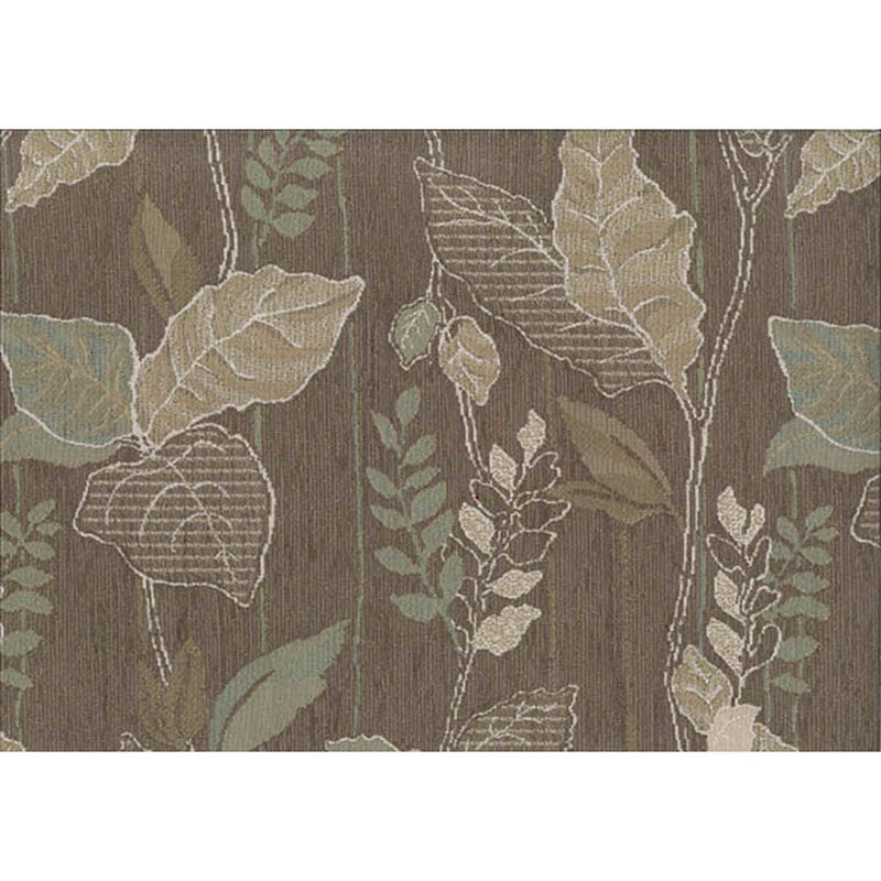 1960s mid century linear floral design upholstery fabric