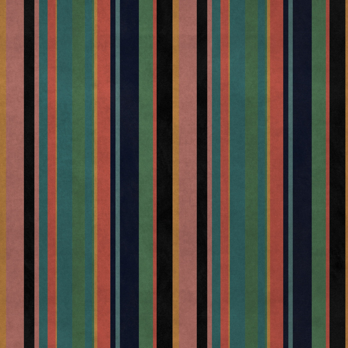 Paul  Smith style striped Crib 5 velvet fabric