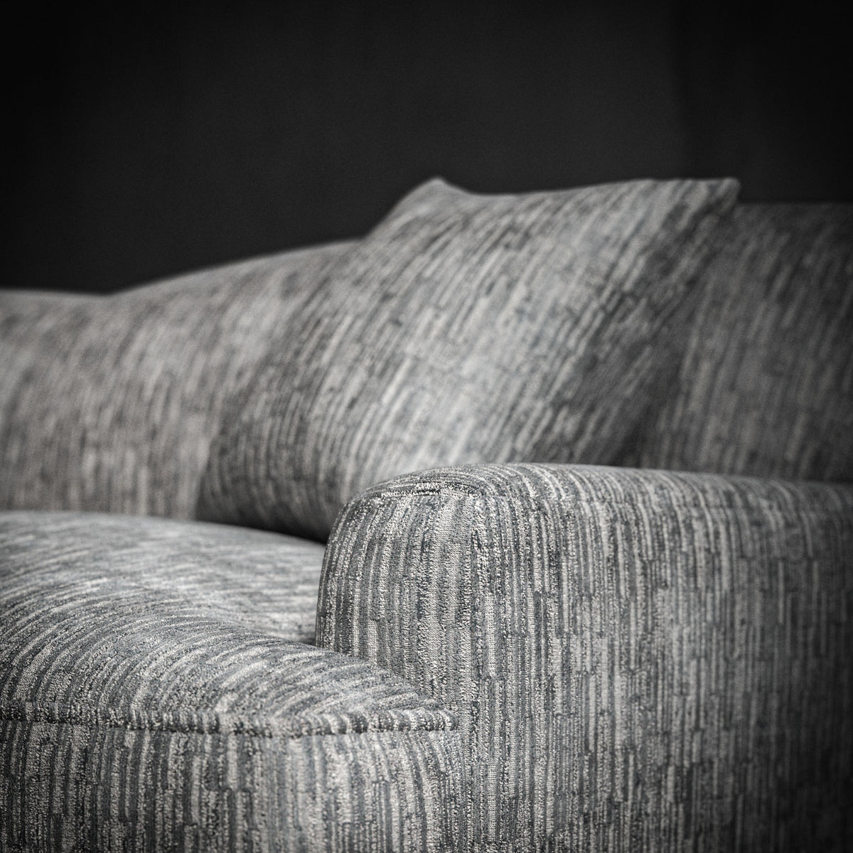 linear pattern crib 5 contract chenille fabric