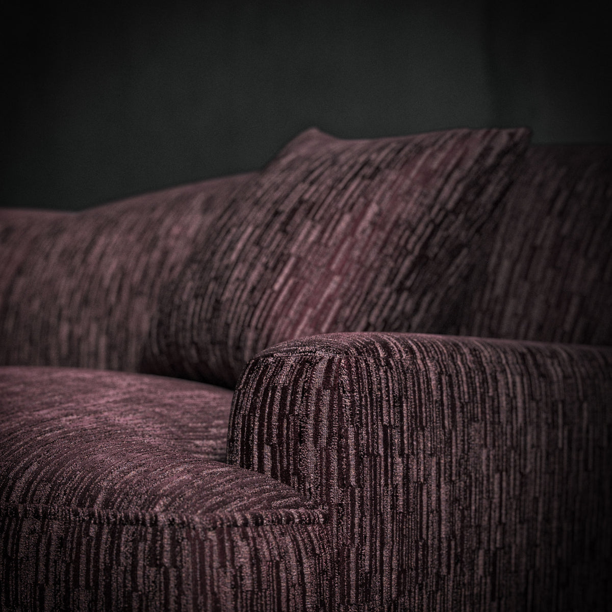 linear pattern crib 5 contract chenille fabric