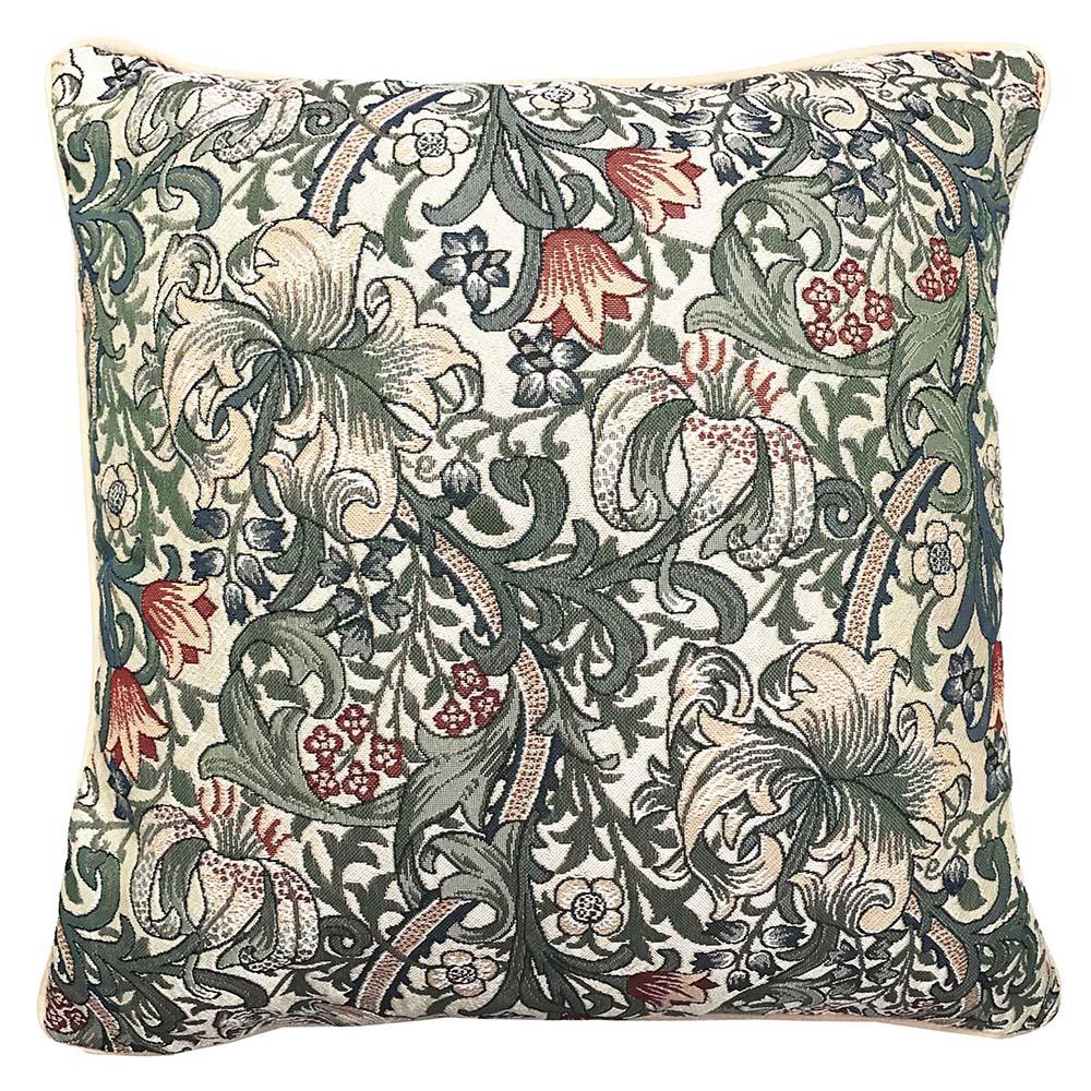 William Morris Golden Lily Tapestry Upholstery Fabric Cushion