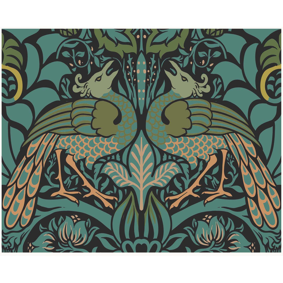 William Morris Ceramic Wall Tile