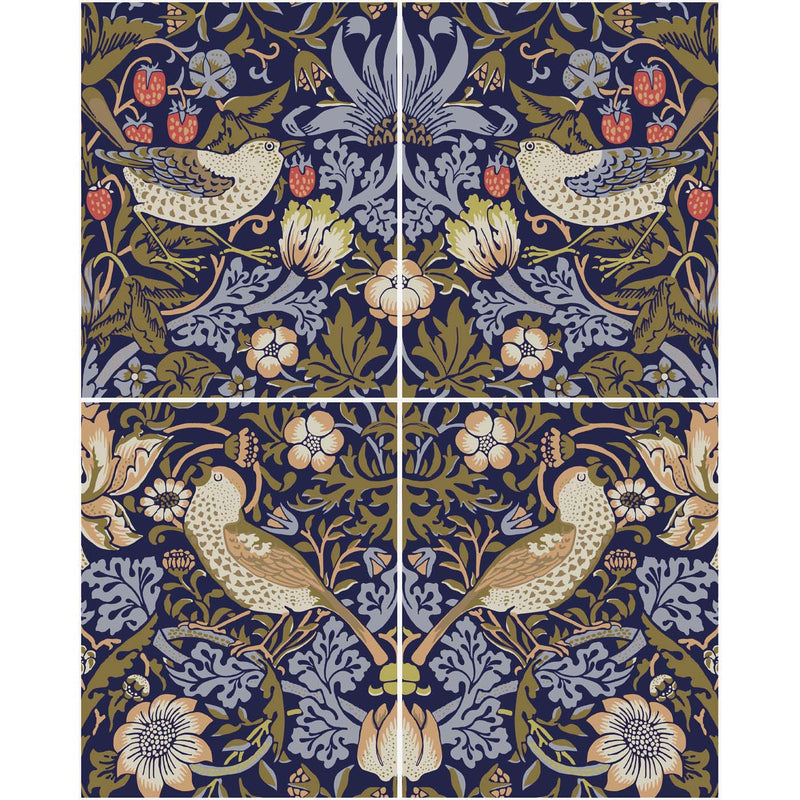 William Morris Strawberry Thief Ceramic Wall Tile