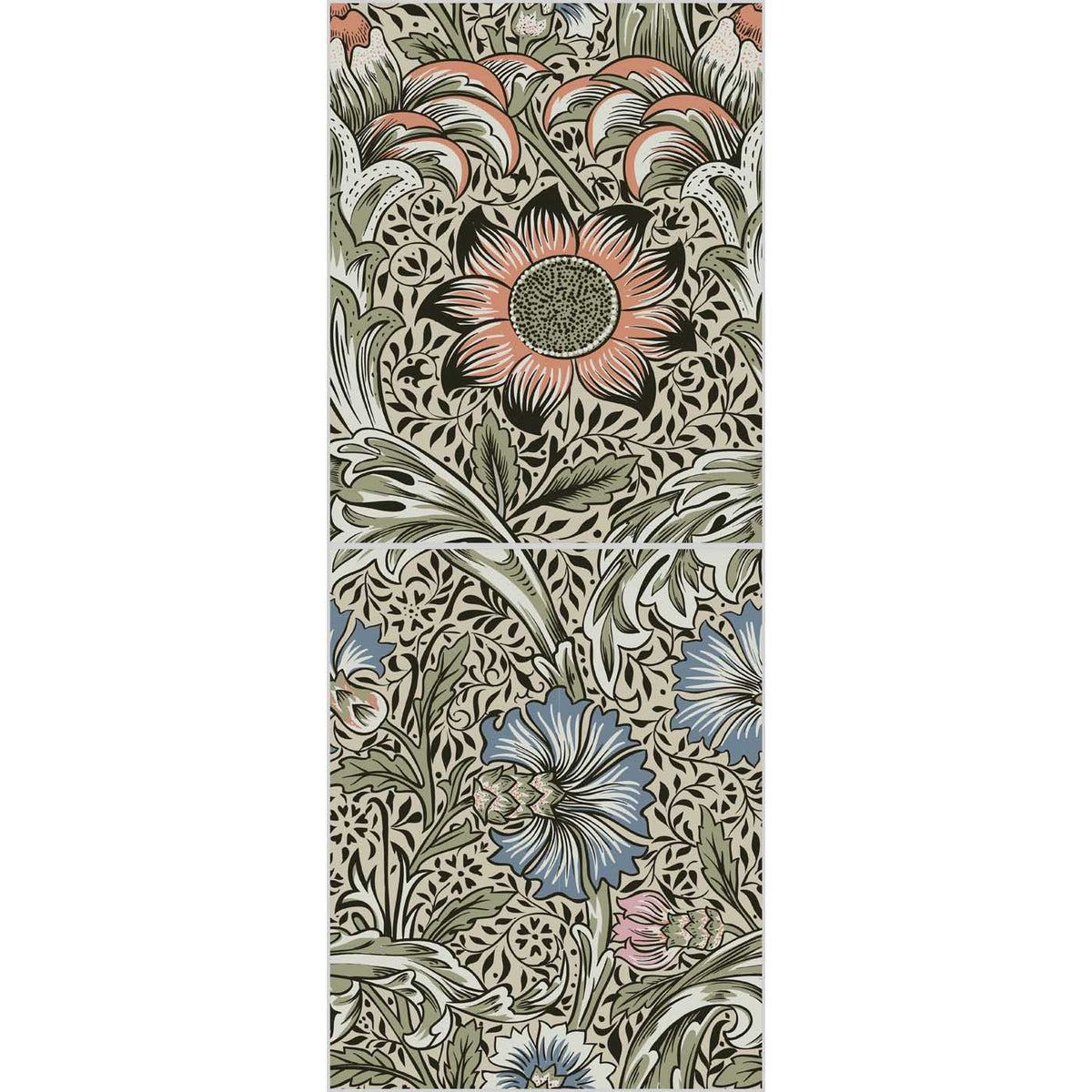 William Morris Corncockle Ceramic Wall Tile