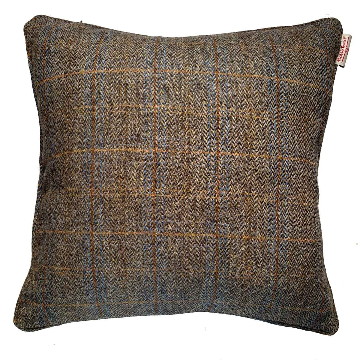 Harris Tweed Rodel Herringbone Cushion with Feather Insert