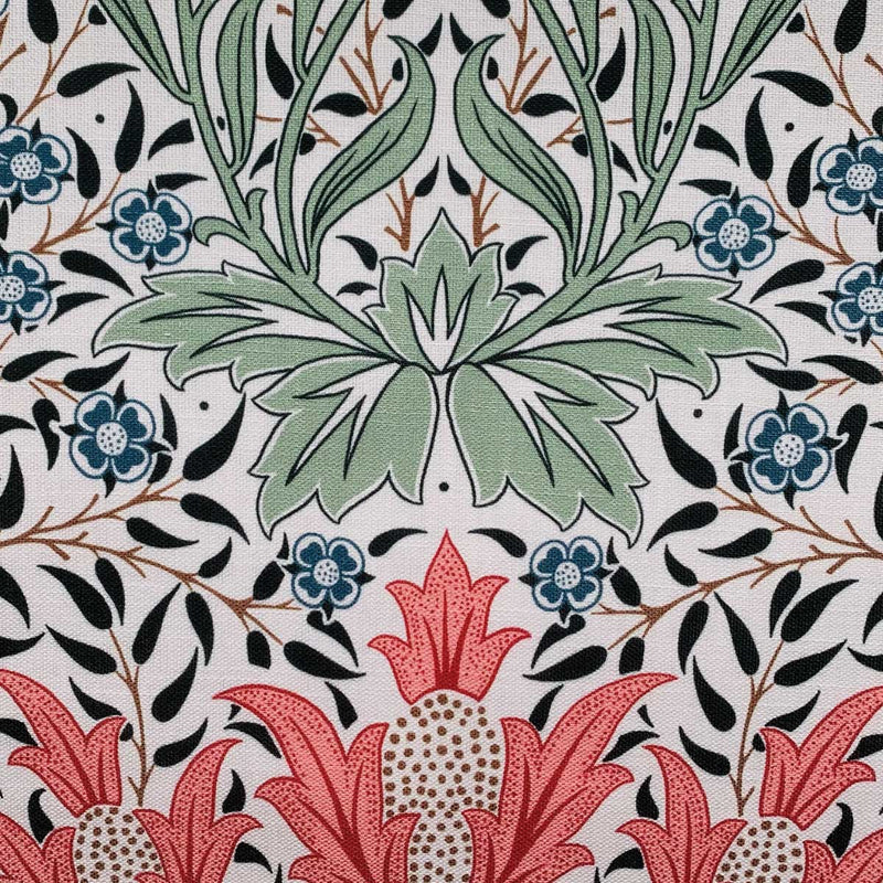 William Morris Designs Bourne FR Linen-Look Print