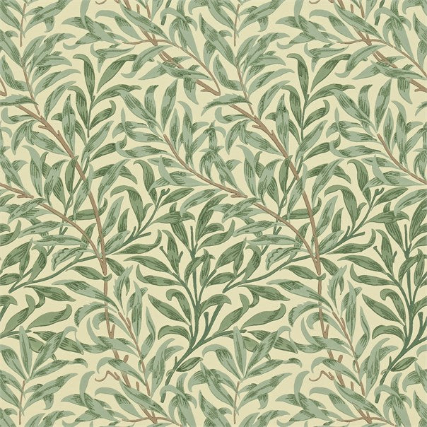 William Morris Willow Bough Inherently Flame Retardant Curtain Upholstery Fabric