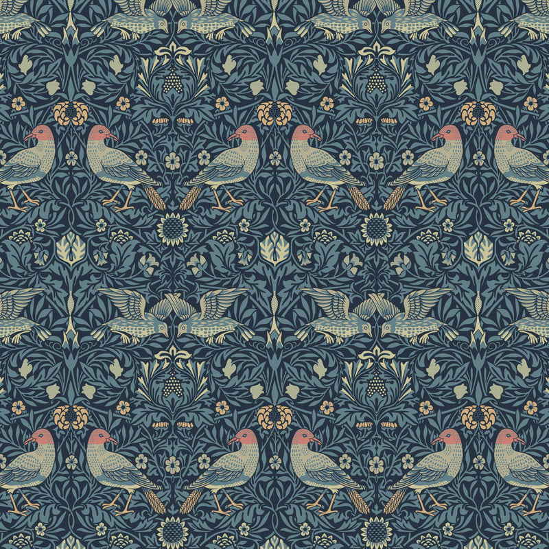William Morris Bird Curtain Upholstery fabric
