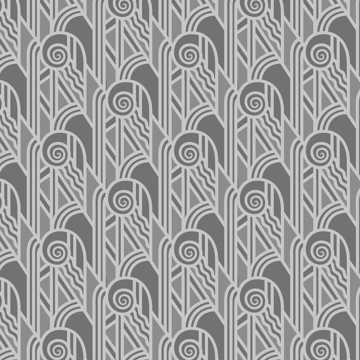 Deco Scroll Art Deco Velvet Curtain Upholstery Fabric