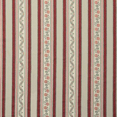 Georgian floral stripe upholstery farbic