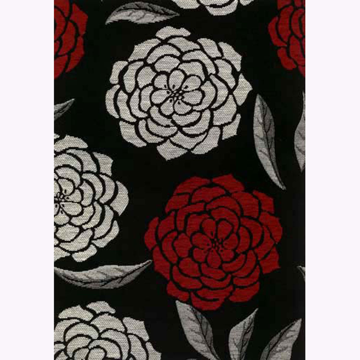 Charles Rennie Mackintosh Fabric.  Black Chess Designs Clyde fabric