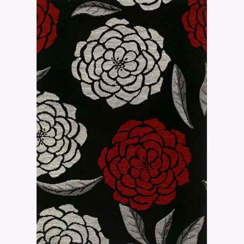 Charles Rennie Mackintosh Fabric.  Black Chess Designs Clyde fabric