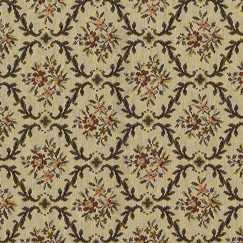 Traditional Floral Tapestry Style Upholstery Fabric