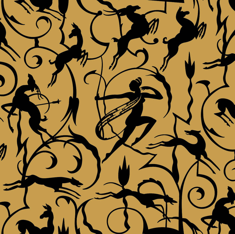 Diana Art Deco Textile Fabric by Thomas Lamb