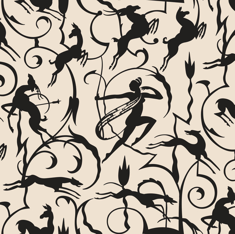 Diana Art Deco Textile Fabric by Thomas Lamb