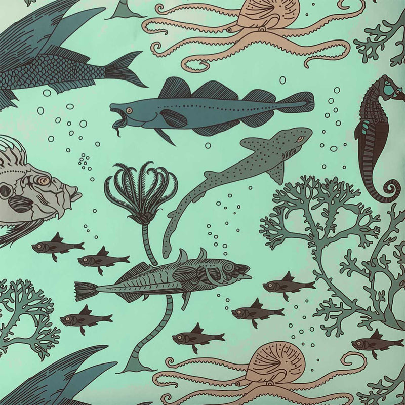 Charles Voysey Fin and Tentacle Wallpaper