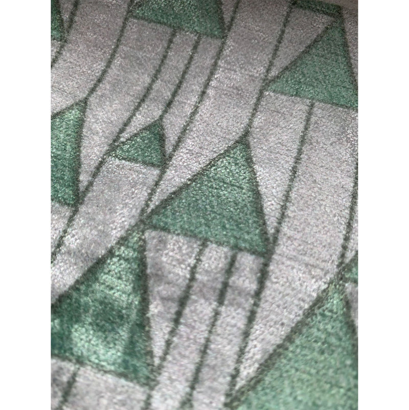 green art deco curtain upholstery fabric