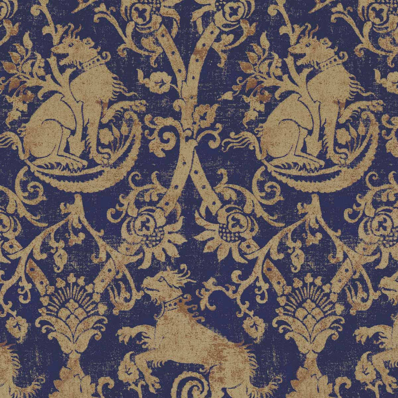 medieval beast dog fabric